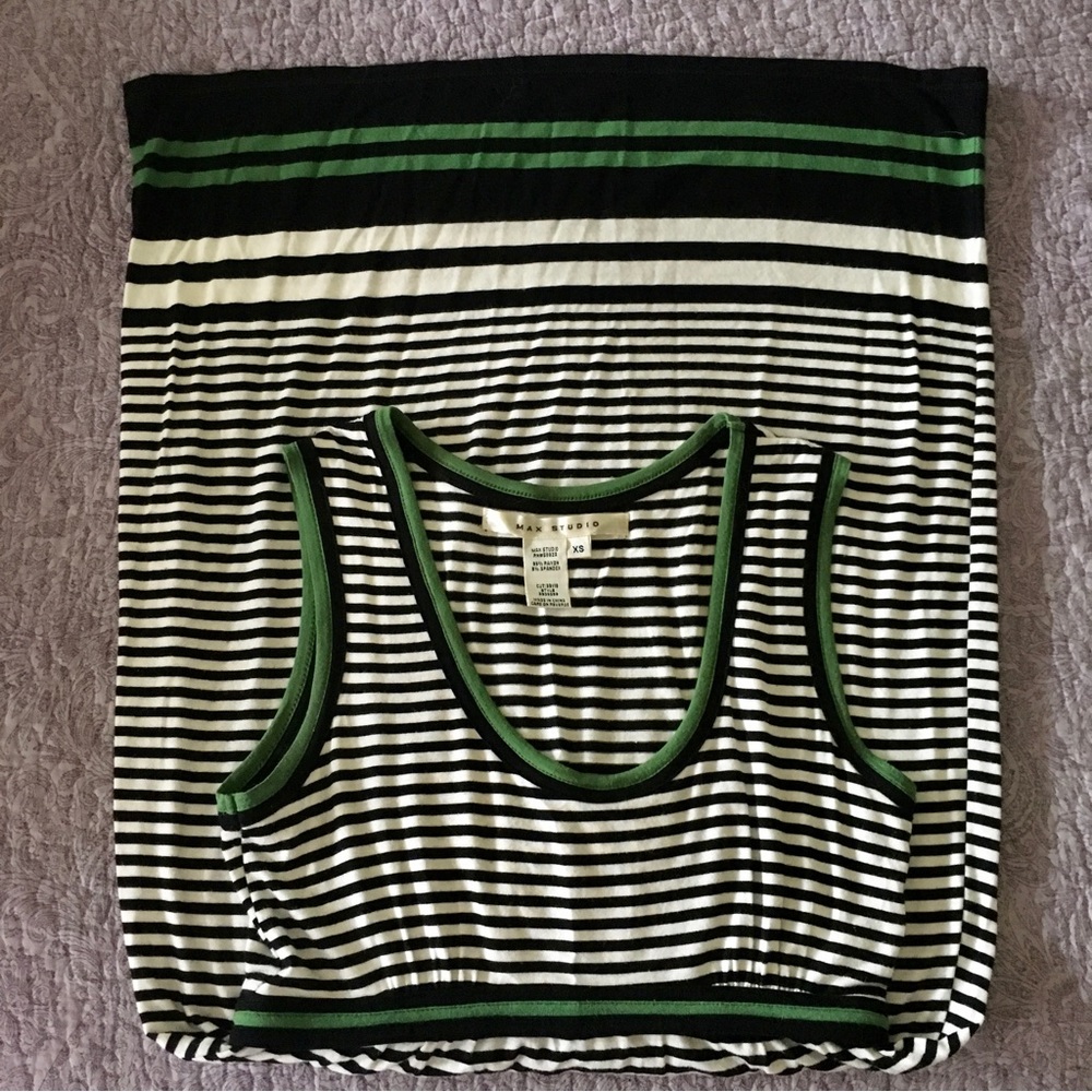 Max Studio striped dress XS